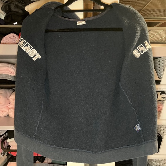 Tommy Hilfiger Navy Blue Full Zip Sweat Jacket - Picture 4 of 4